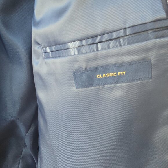 Stafford Linen Cotton Mens Classic Fit Linen Sport Coat - Picture 5 of 7